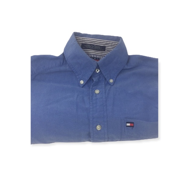 Tommy Hilfiger SzS Button Down Shirt 👔 Blue - Picture 2 of 4